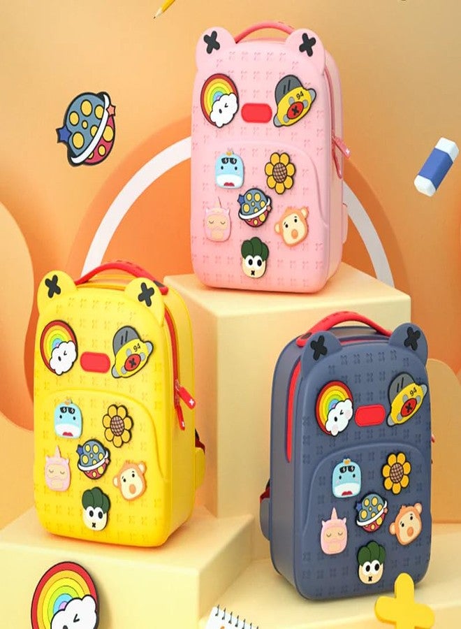 STOFFIER GARTEN School Bag For Girls Boys Kids Eco Friendly Waterproof Material for Fun Loving Kids School Bag Pack of 1 Multi colour - Image 5